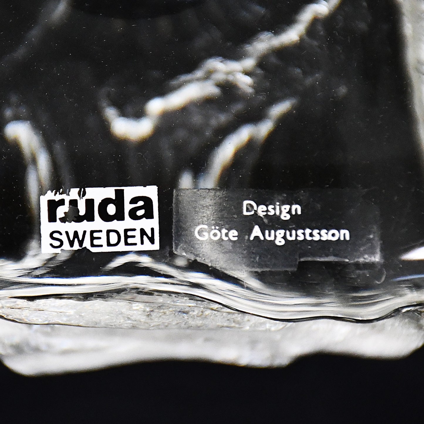 Свещник Demant №3 77 - Göte Augustsson / Ruda Glasbruk, Швеция, 1968