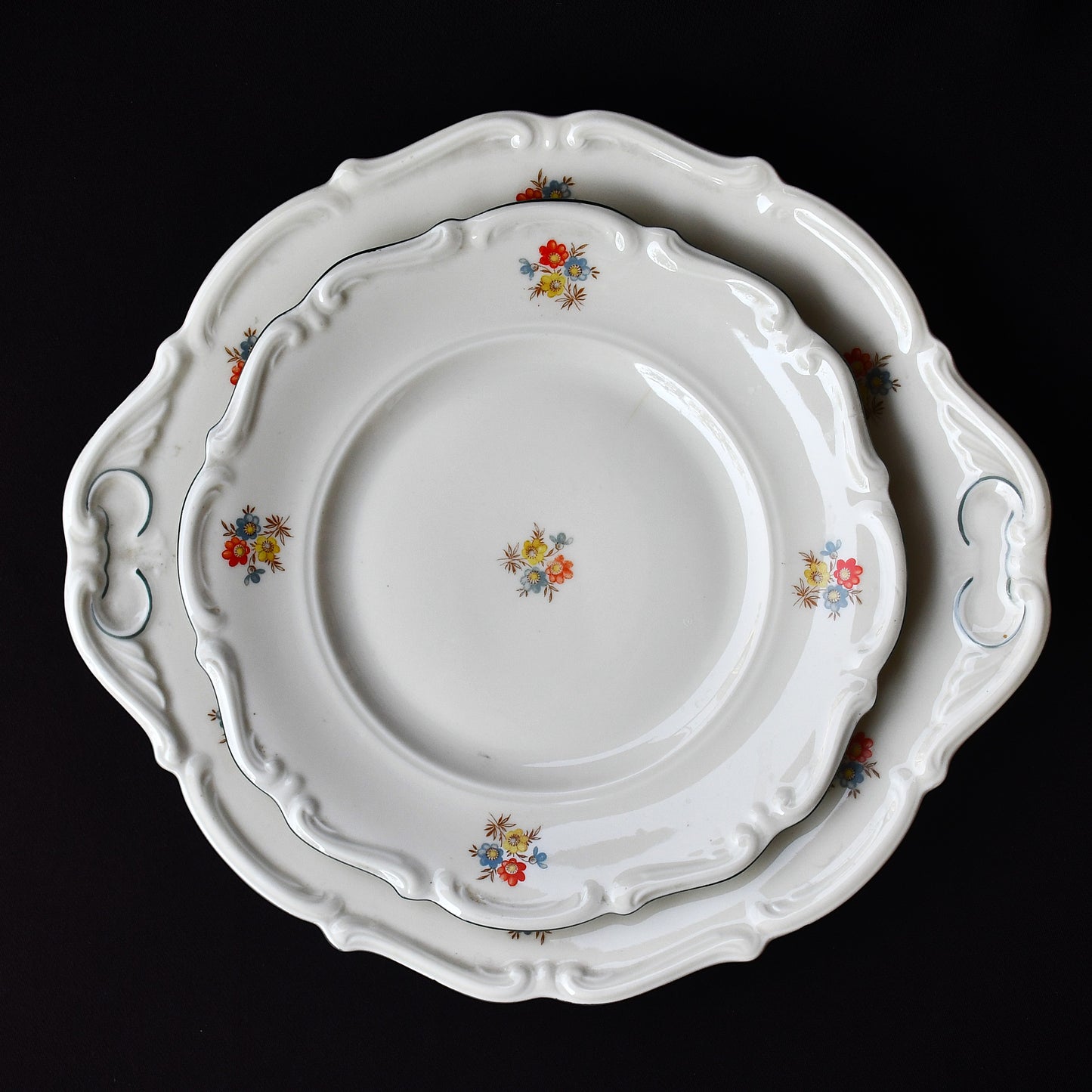 Порцеланов комплект Streublumen - C.T. Tielsch-Altwasser, Силезия, 1925-1935