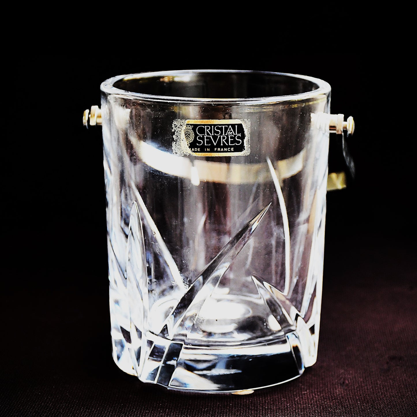 Кристална ледарка с хромова дръжка - Cristal de Sèvres, Франция