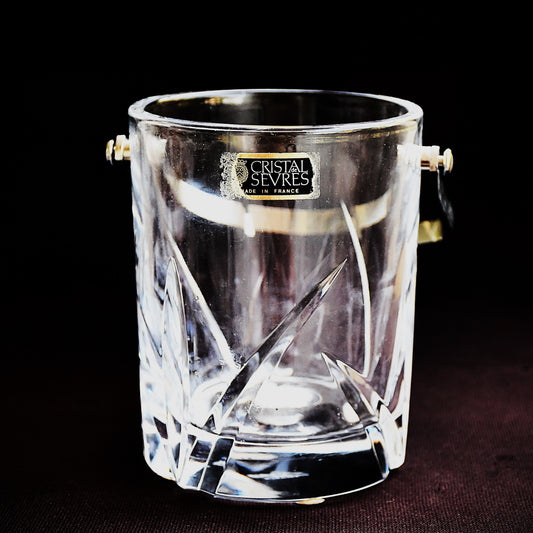 Кристална ледарка с хромова дръжка - Cristal de Sèvres, Франция