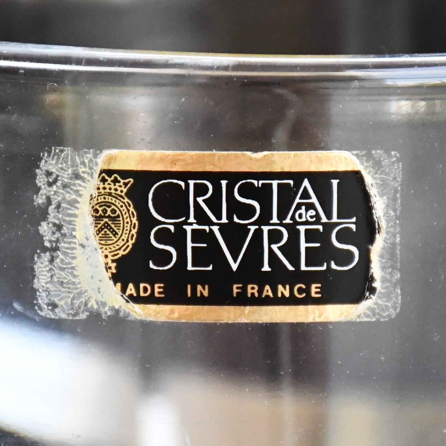 Кристална ледарка с хромова дръжка - Cristal de Sèvres, Франция