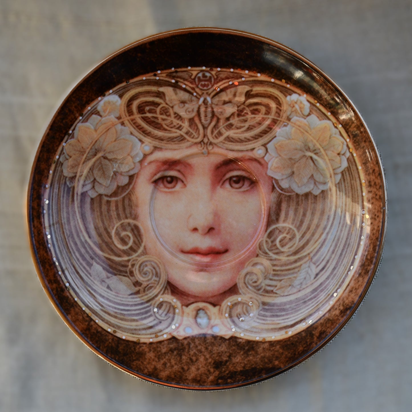 Briswild England - сет за чай, Royal Porcelain Collection, Ар Нуво, костен порцелан, 21 в.