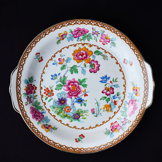 A.J. Wilkinson / Royal Staffordshire Pottery - чиния за сервиране, модел "Shalimar", Англия, 1950-те