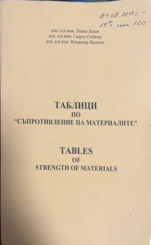 Таблици по "съпротивление на материалите" (2759)