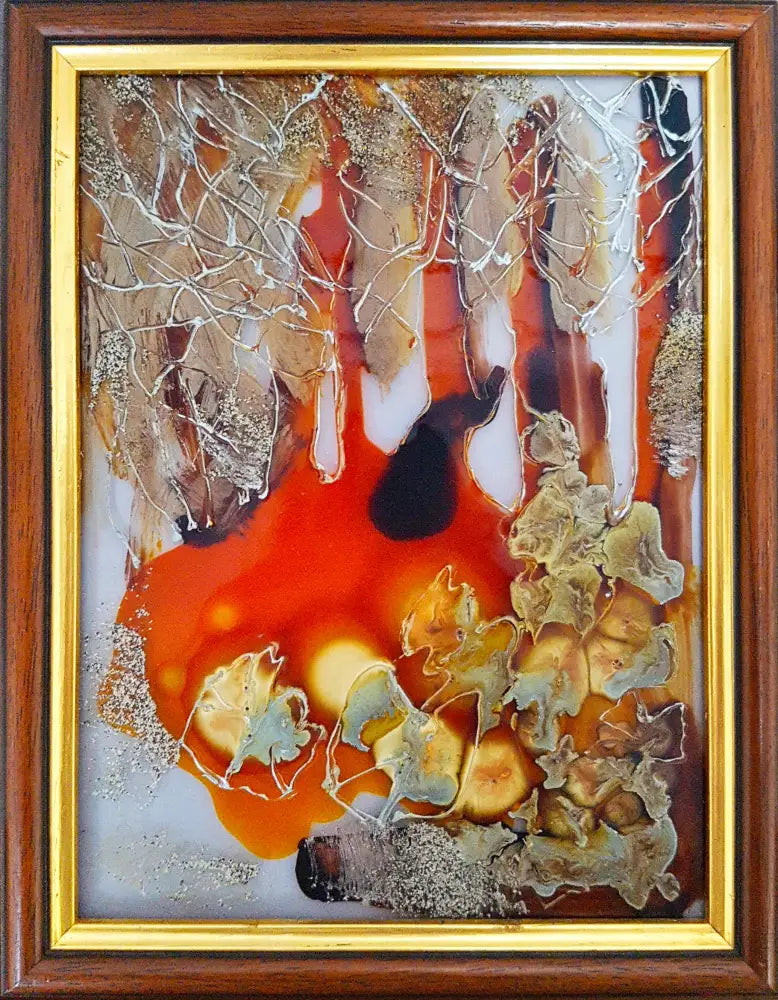 Абстракция ’Пейзаж’- витраж от Мария Станкова (1098) - Картина