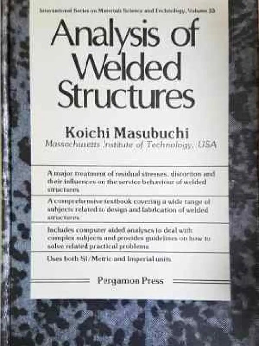 Analysis of Welded Structures (2282) - Книга