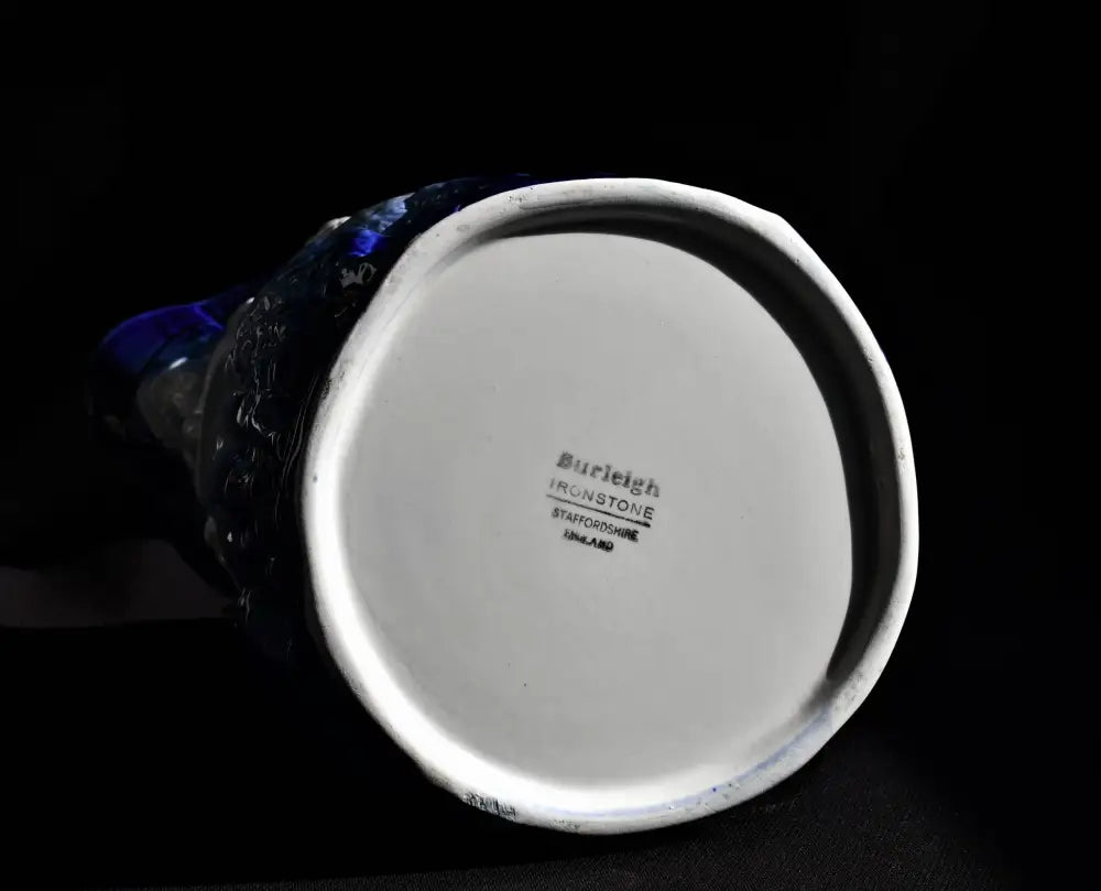Английска керамична кана на ’ Burleigh Ironstone Staffordshire England ’ - antique