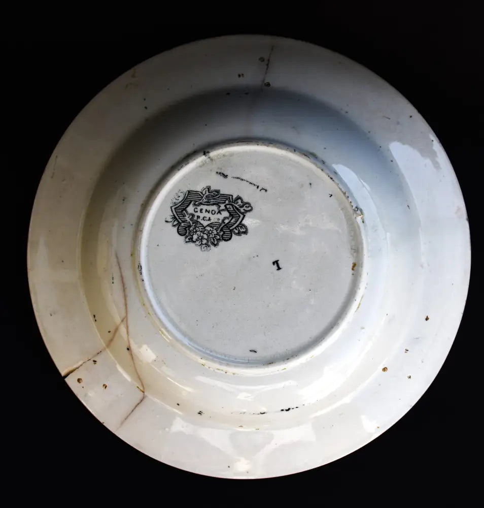 Антична чиния - R.Cochran Glasgow Scotland pottery - antique