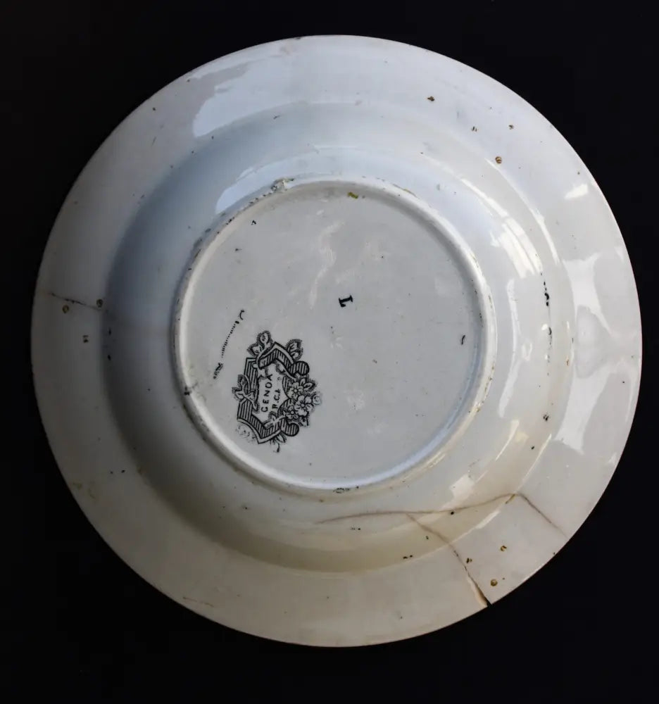 Антична чиния - R.Cochran Glasgow Scotland pottery - antique