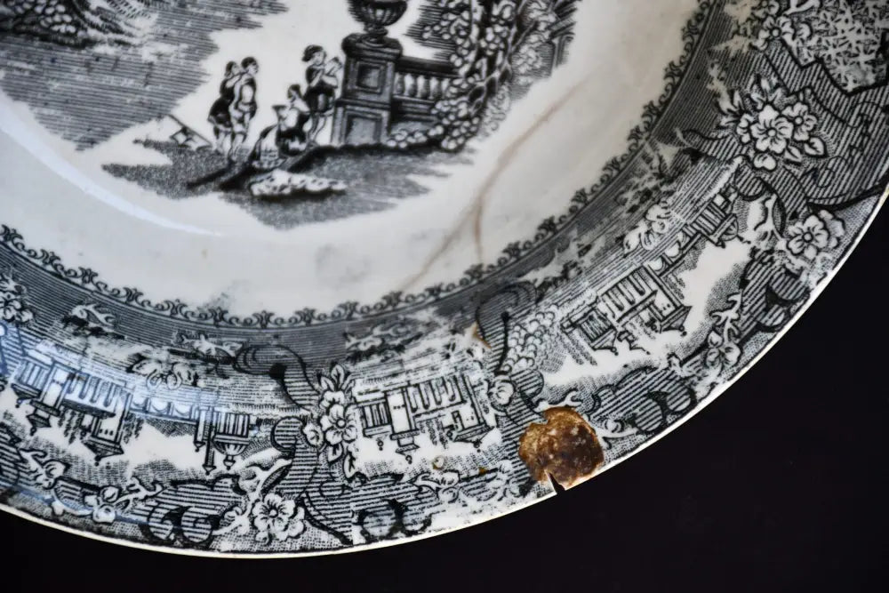 Антична чиния - R.Cochran Glasgow Scotland pottery - antique