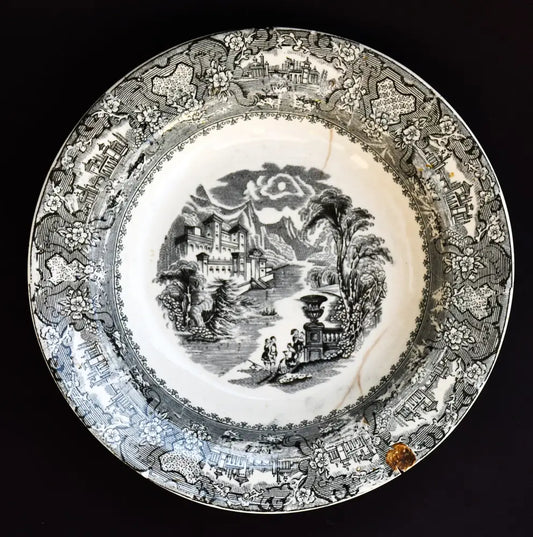 Антична чиния - R.Cochran Glasgow Scotland pottery - antique