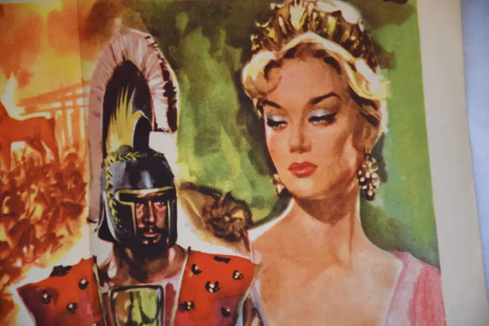 Архивен киноплакат за ’Троянската война’ - 1961 г. - antique