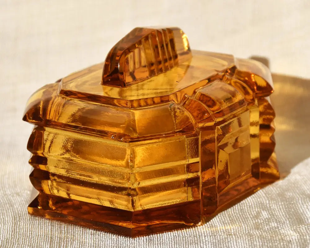 Art Deco кутия за бижута - antique
