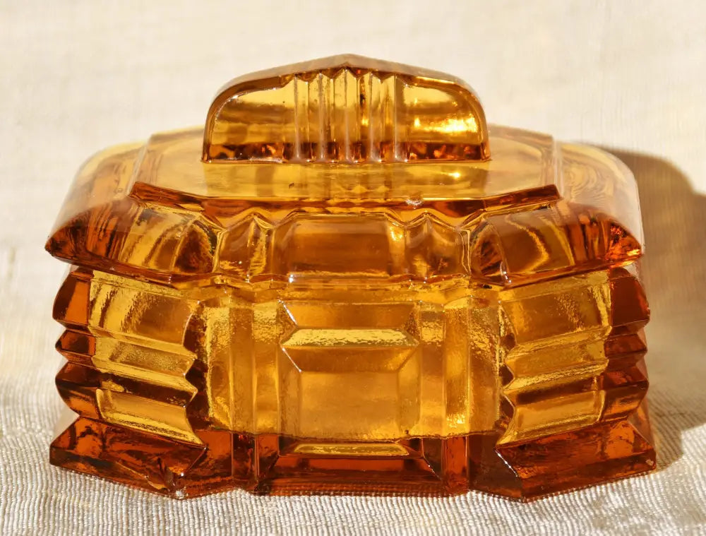 Art Deco кутия за бижута - antique