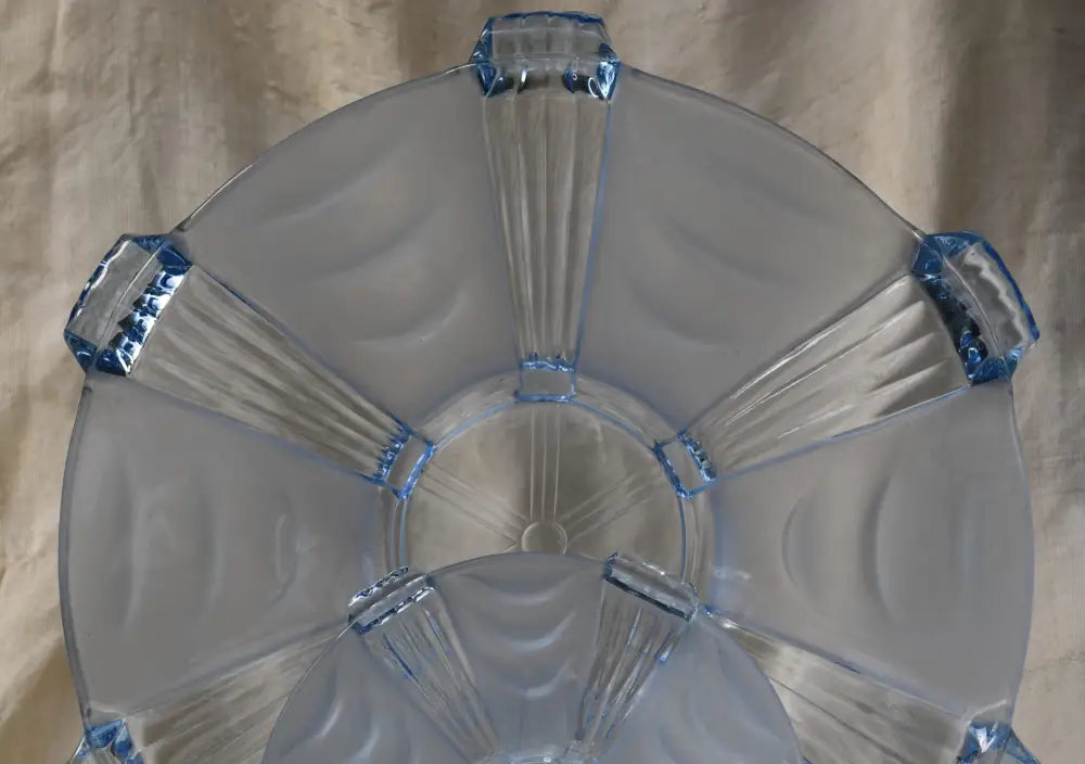 Art Deco сервиз за торта Stölzle - antique