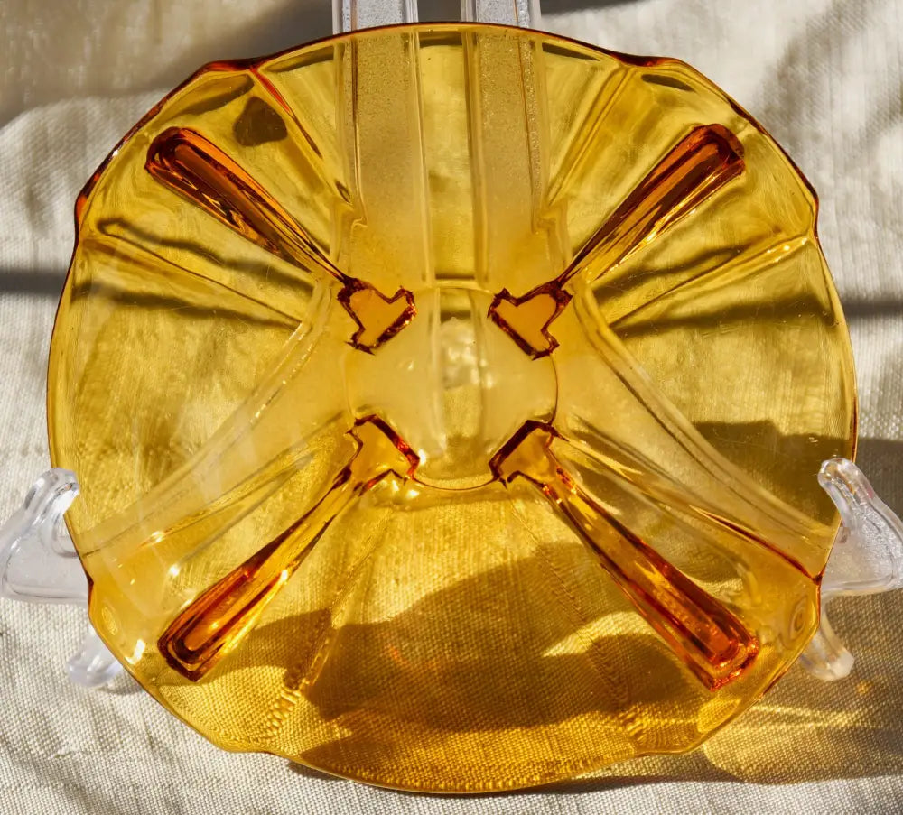 Art Deco сет за торта/десерт - Stölzle - antique