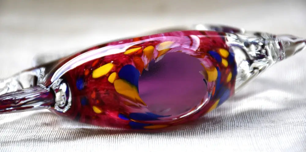 Art Glass риба на Ярош Студио - Чехия - antique