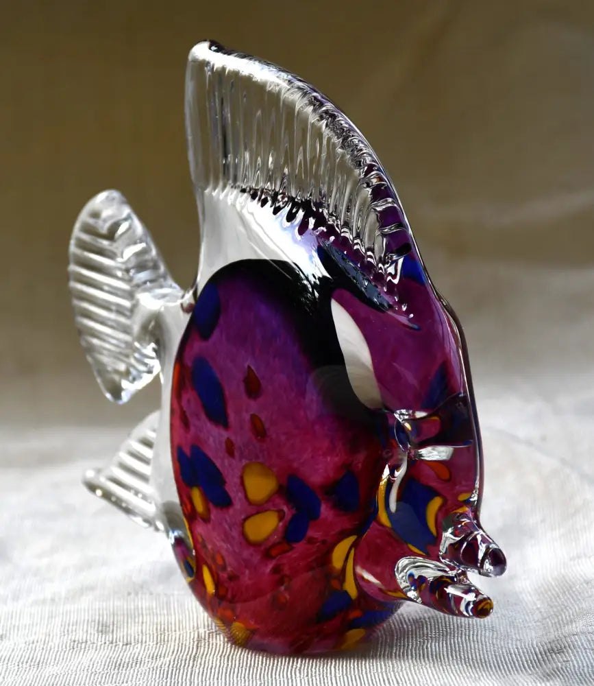 Art Glass риба на Ярош Студио - Чехия - antique