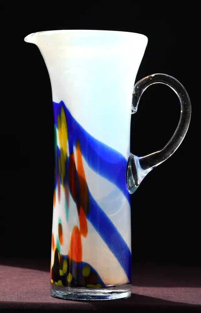 Аrt glass ваза във формата на кана - antique