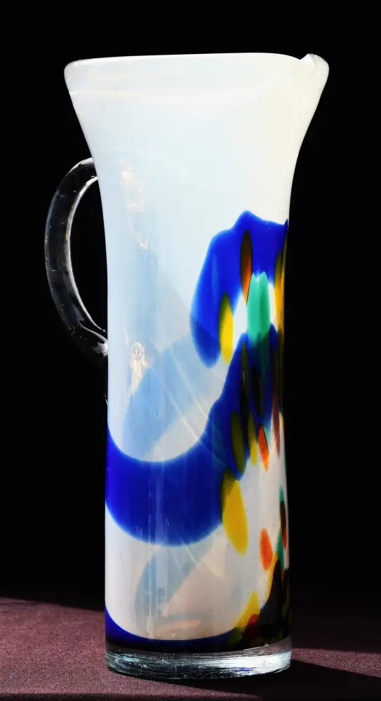 Аrt glass ваза във формата на кана - antique