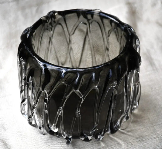 Art Glass винтидж свещник - antique