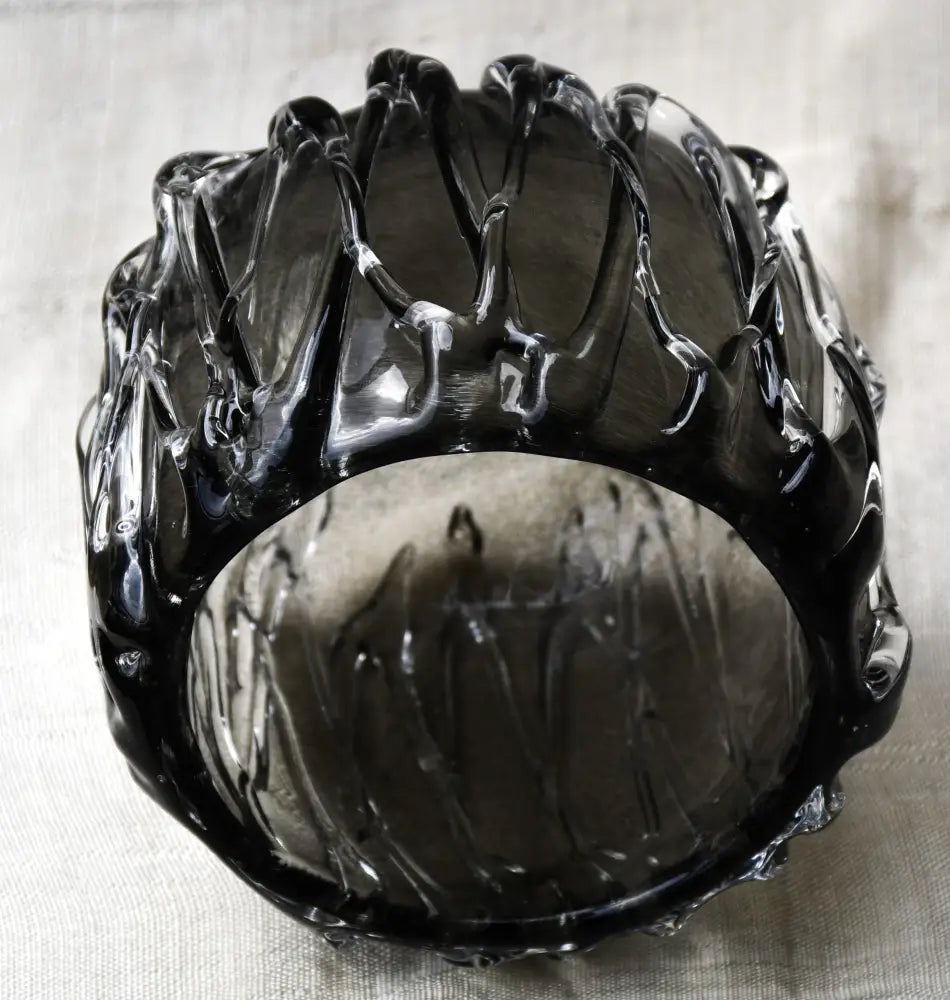 Art Glass винтидж свещник - antique