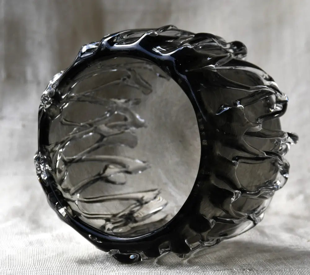 Art Glass винтидж свещник - antique