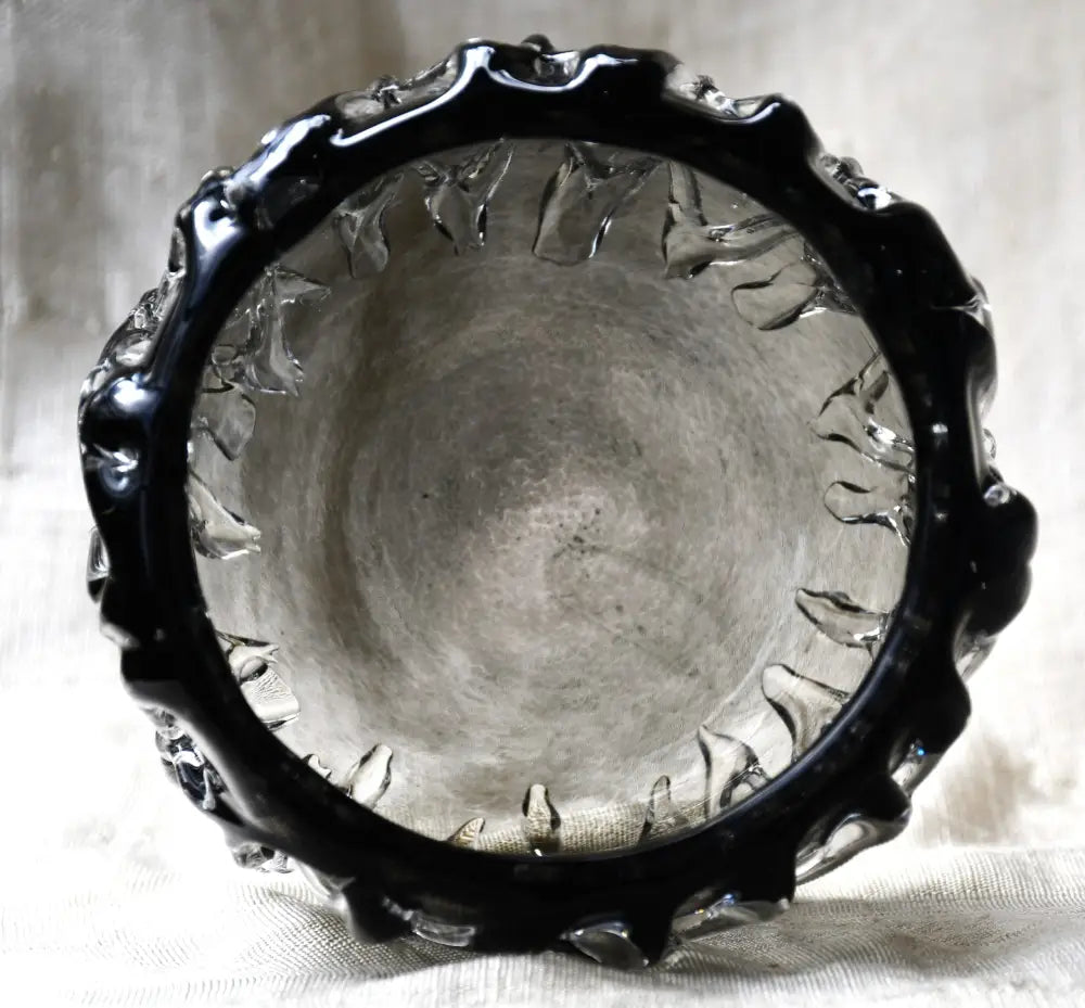 Art Glass винтидж свещник - antique
