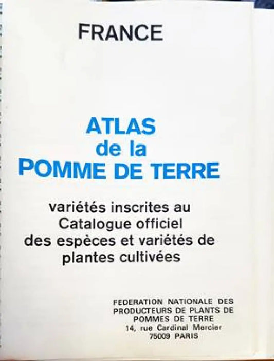 Atlas de la pomme de terre - Книги