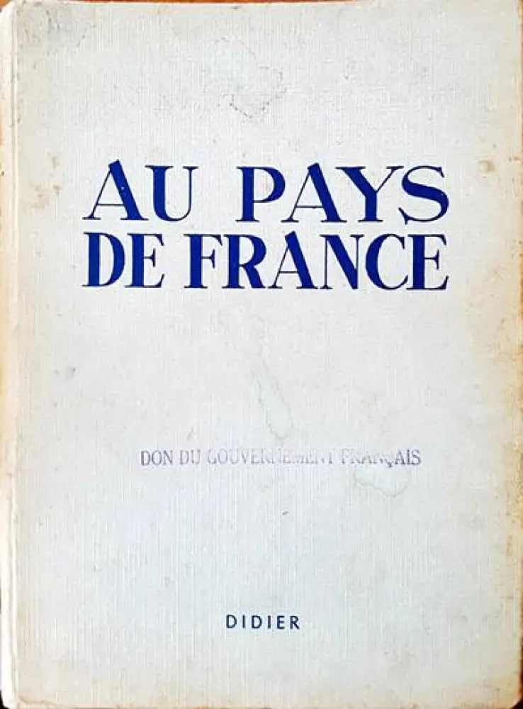 Au pays de france - Книги