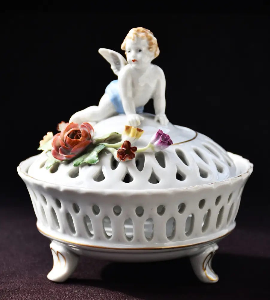 Ажурна порцеланова кутия von Schierholz - antique