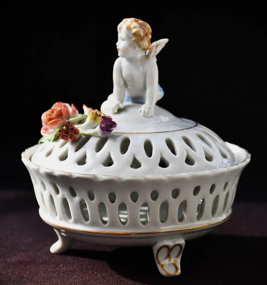 Ажурна порцеланова кутия von Schierholz - antique