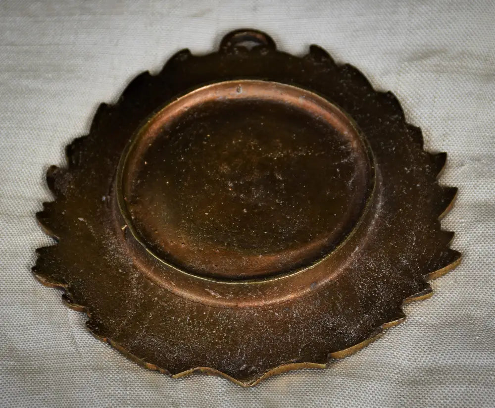 Барелеф - принц Енрике Мореплавателя - бронз - antique