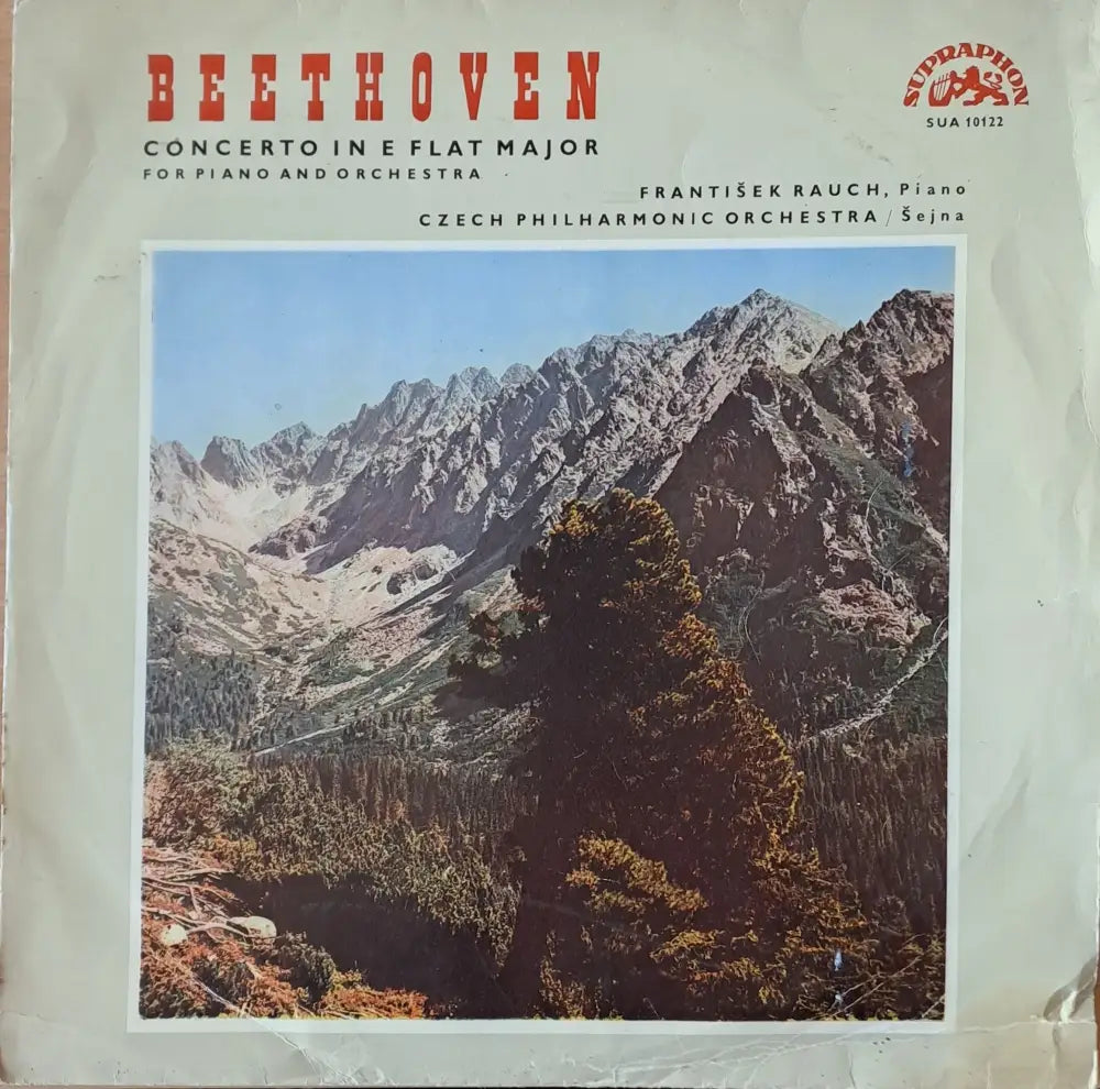 Beethoven: Concerto for piano and orchestra. Frantisek Rauch and Chech orchestra - antique