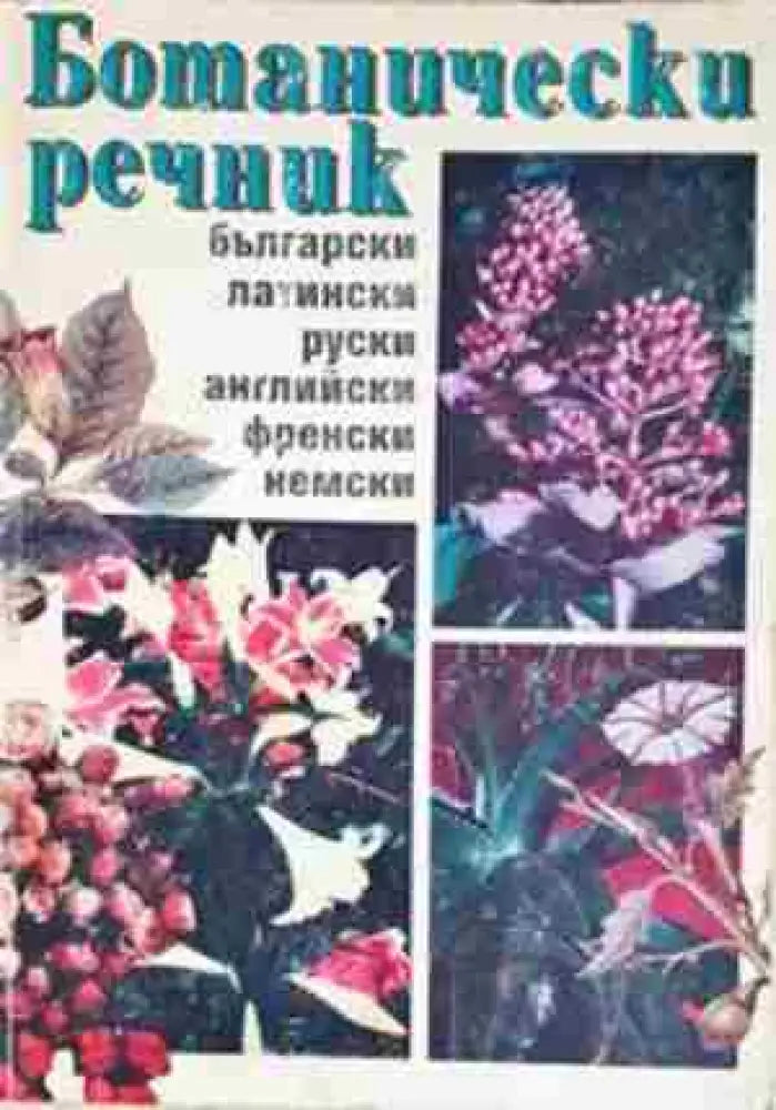 Ботанически речник - български латински руски английски френски немски (148) - Книга