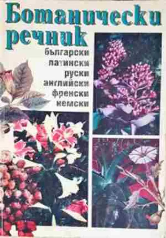 Ботанически речник - български латински руски английски френски немски (148) - Книга