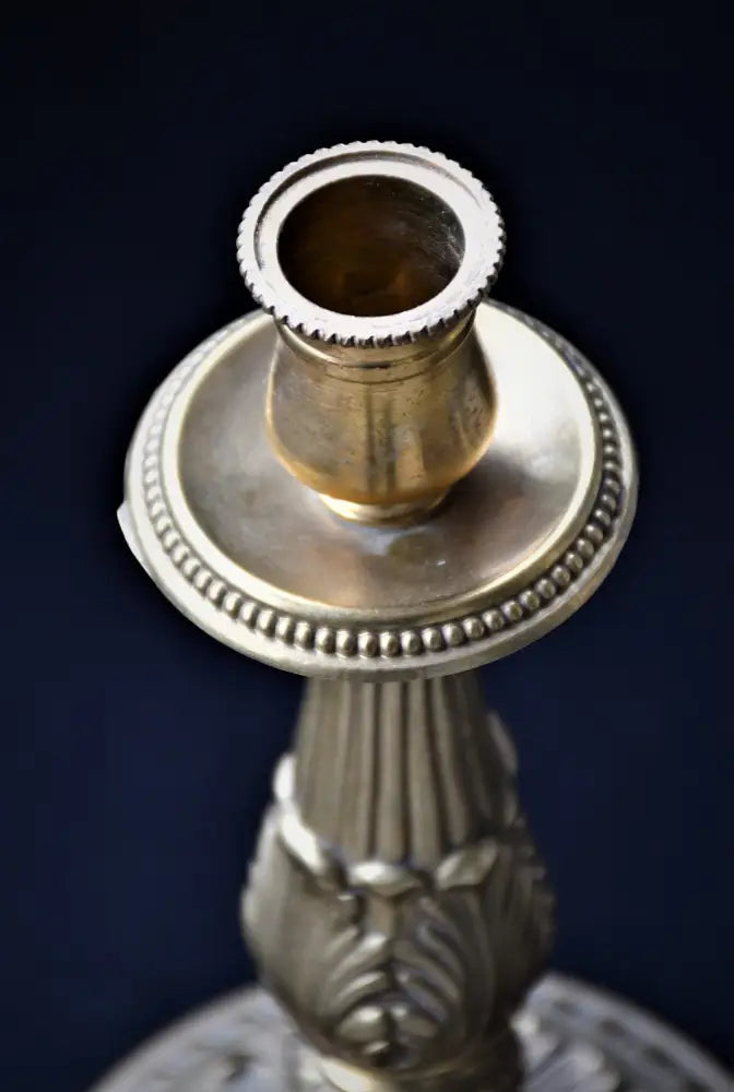 Бронзов свещник - Франция - antique