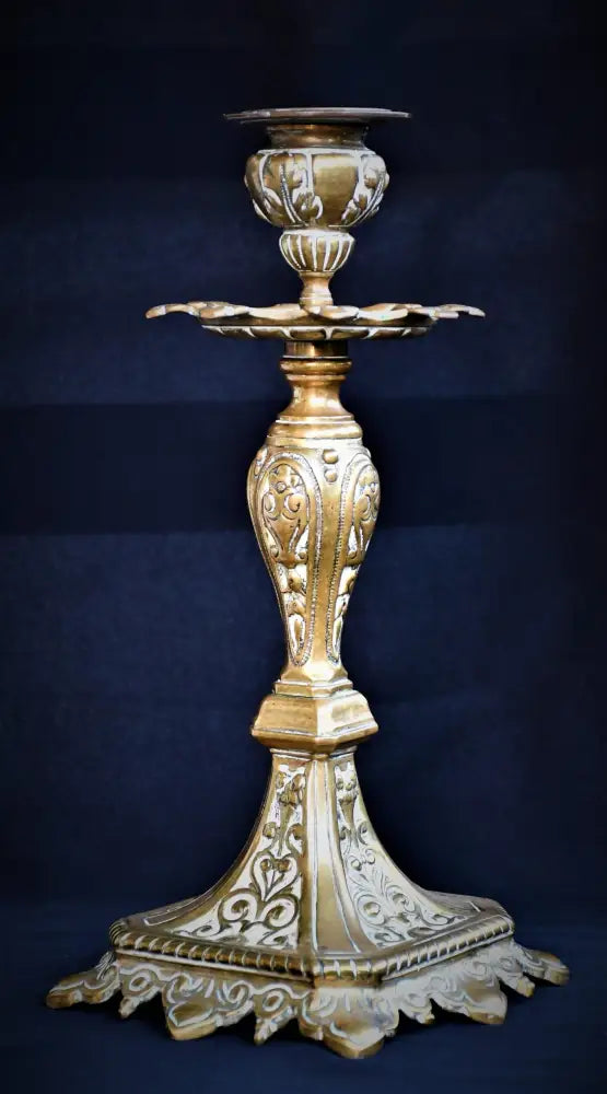 Бронзов свещник - Италия - antique