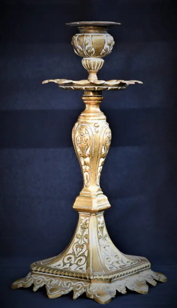 Бронзов свещник - Италия - antique