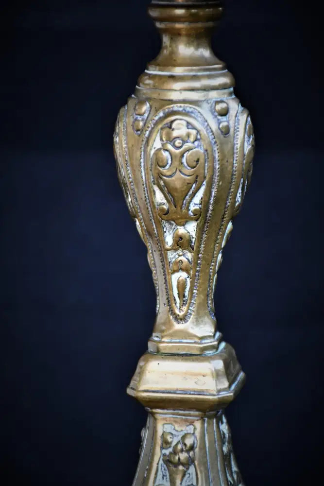 Бронзов свещник - Италия - antique