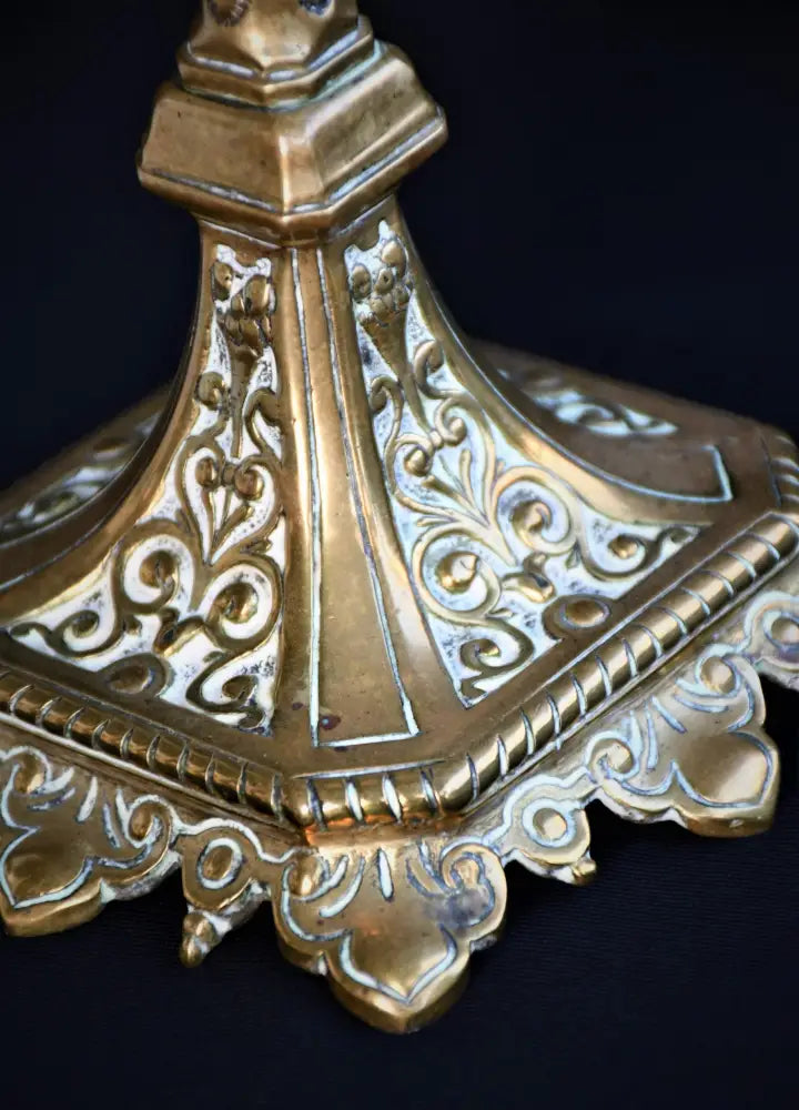 Бронзов свещник - Италия - antique