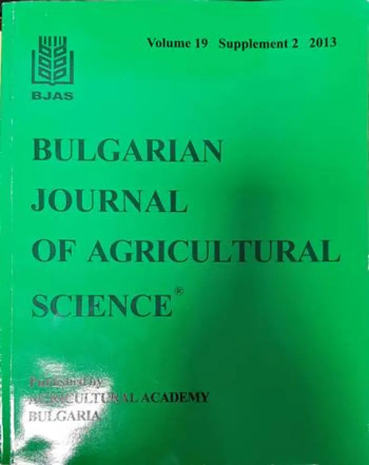 Bulgarian Journal of Agricultural Science - Книги
