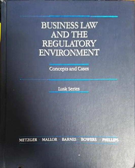 Business law and the Regulatory Environment - Книги