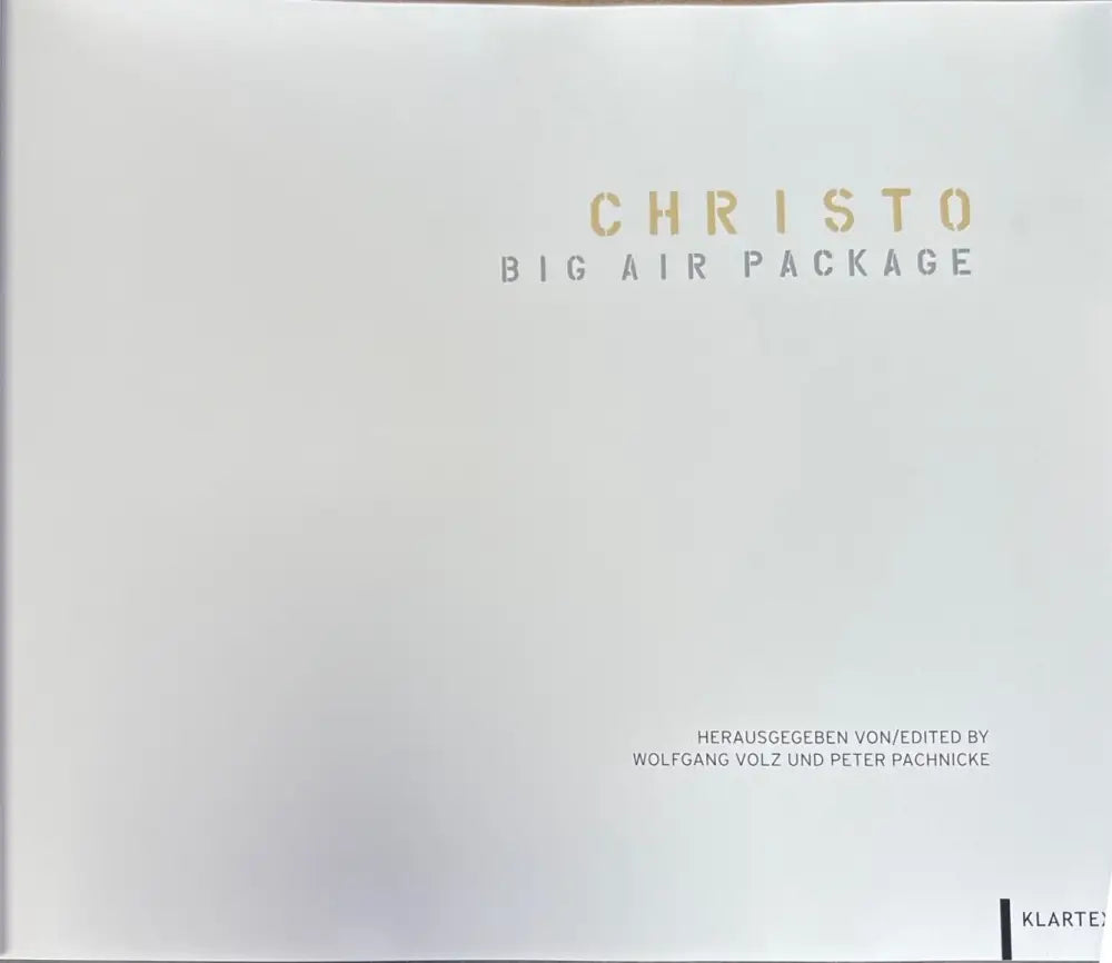 Christo. Big air package (531) - Книга