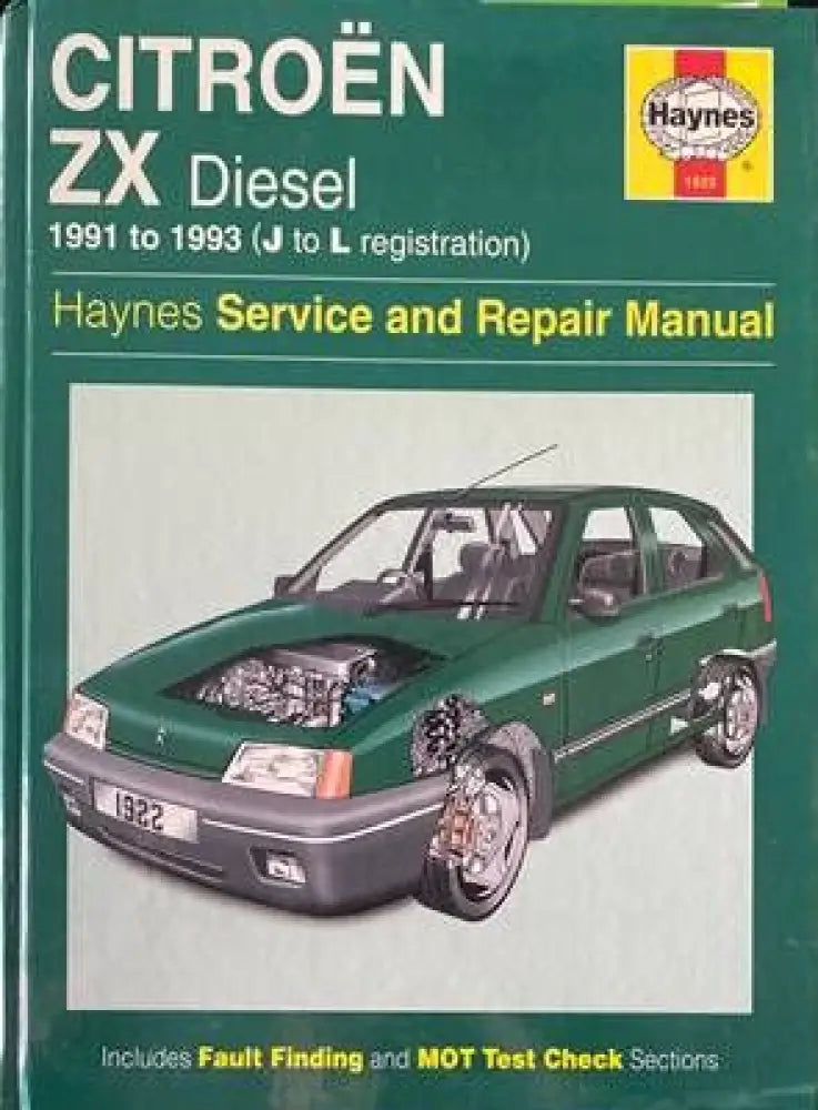 Citroen ZX Diesel. 1991 to 1993 (J to L registration) - Книги