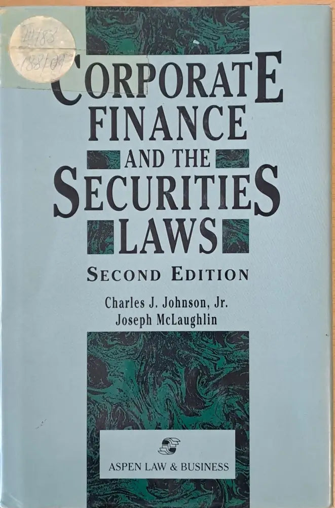 Corporate Finance and the Securities Laws - Книги