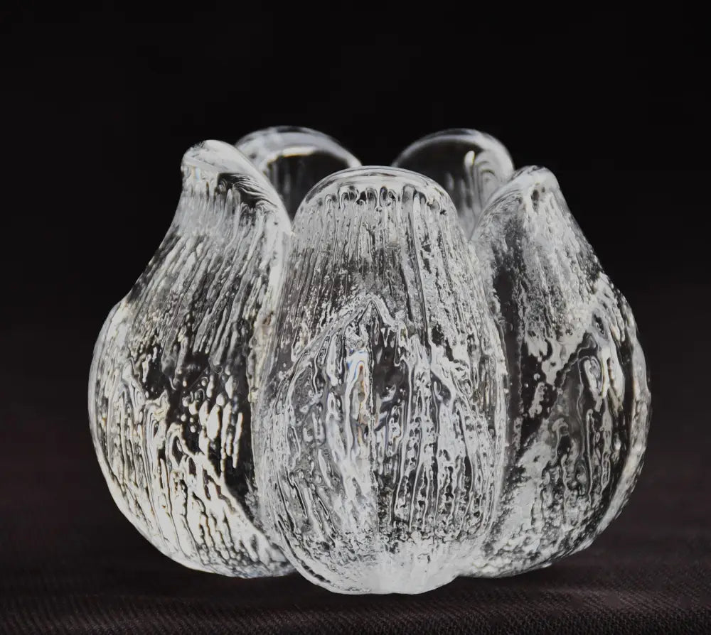 Декоративен свещник от кристал на Kosta Boda - antique