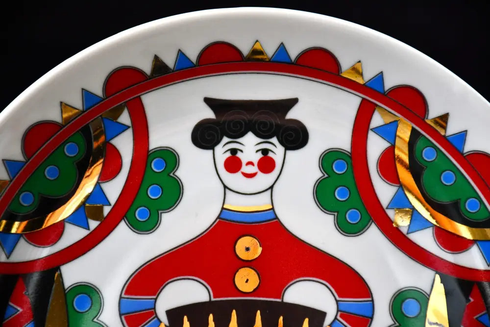 Декоративна чиния „Одинокая гармонь“ на „Вербилки“ - antique
