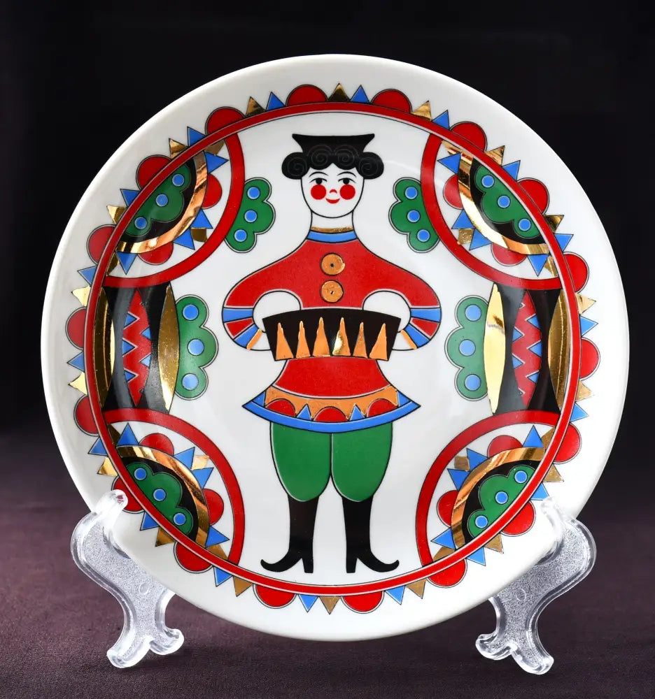 Декоративна чиния „Одинокая гармонь“ на „Вербилки“ - antique