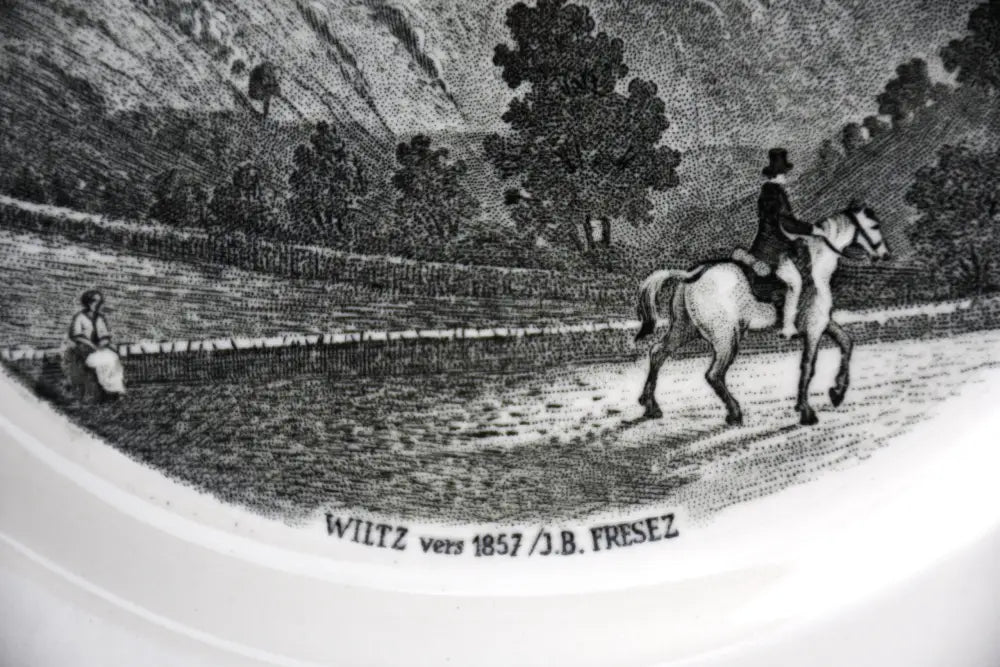 Декоративна винтидж чиния ’Villeroy & Boch Septfontaines’ модел Wirtz - antique